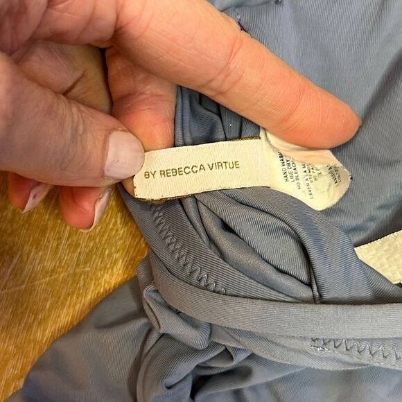 Becca Color Splash Off-The-Shoulder Swimsuit - Picture 10 of 11